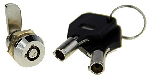 RUNGUANG LIGHTS Cerradura de 10 mm para buzón de correo con 2 llaves (color como se muestra).