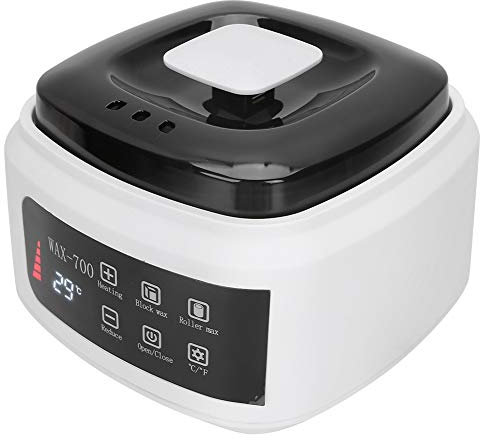 500 Ml Wachswärmer, Home Waxing Heater Zur Haarentfernung, Automatische Temperaturregelung Elektrische Haarentfernung Wachsschmelzmaschine für Frauen Männer(EU-Stecker)