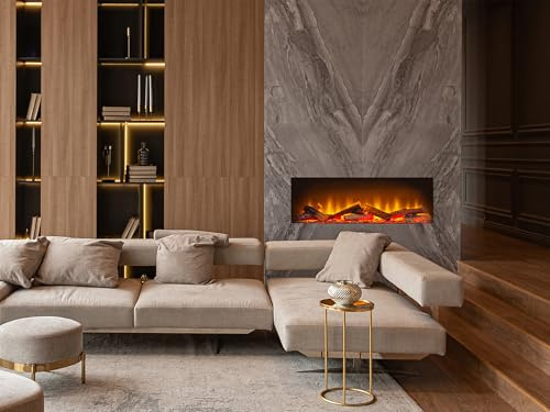 Acantha Aspire Fully Inset Media Wall Electric Fire (42/105cm)