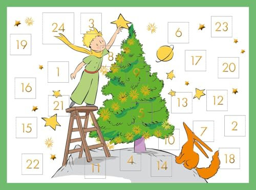 Mini-Adventskalender mit Umschlag Der Kleine Prinz - WWS