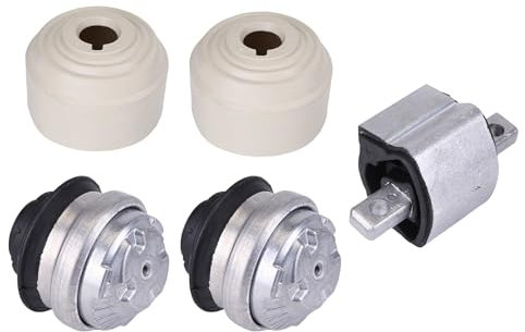 Kit de suspension de moteur et de transmission 3 pièces pour palier de moteur + palier de transmission, support de moteur et de transmission compatible avec Classe C E W203 CLK C209 W211 36918 38865