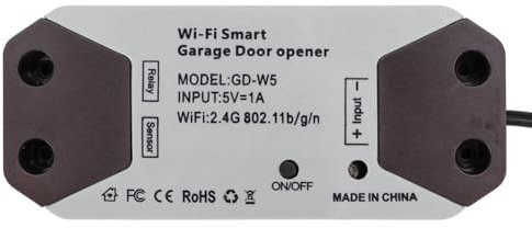 Rfeeuubft WiFi Smart Garage Door Opener Switch Garage Door Controller APP Remote Control No Hub Require