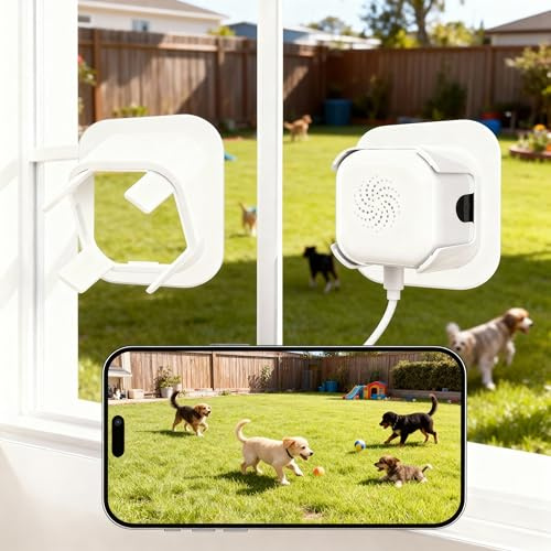 Window Camera 3MP 2K, Indoor/Outdoor Window Camera for Home Security Looking Outside, 24/7 Recording, Motion Detection