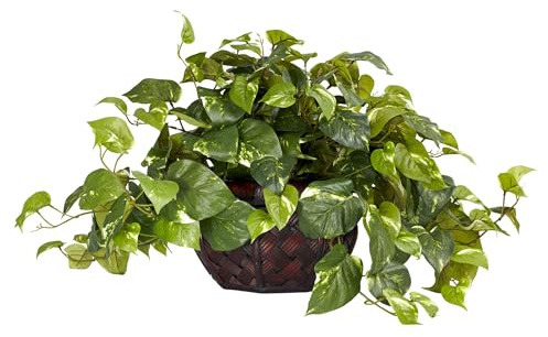Nearly Natural Pothos with Decorative Vase Artificial Plant