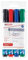 edding 380 Flipchart-Marker - 4er-Set - schwarz, rot, blau, grün - Rundspitze 1,5-3 mm - Stift zum Schreiben, Zeichnen und Markieren auf Flipcharts -Tinte schlägt nicht durch Papier-trocknet nicht aus