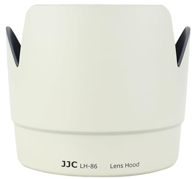 JJC LH-86 Professional Lens Hood Compatible with Canon EF 70-200mm F2.8L is USM Lens White, Replaces Canon ET-86,Not for Canon RF 70-200mm F2.8L is USM or not for EF 70-200mm F2.8L is II or III