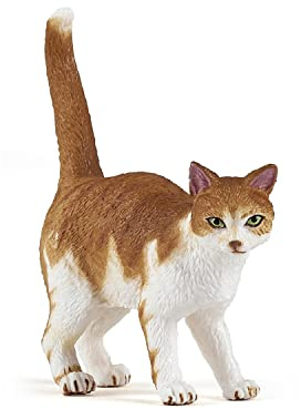 PAPO 54031 rödhårig djurfigur, röd katt, spelfigur, flerfärgad