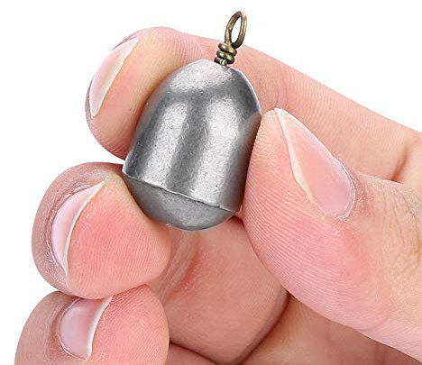 12 Uds/18 Uds Gota de Agua de Peso de fundición de Pesca, Juego de Herramientas de fundición de Peces de Peso de Hierro Respetuoso con el Medio Ambiente con Caja(18 pcs)