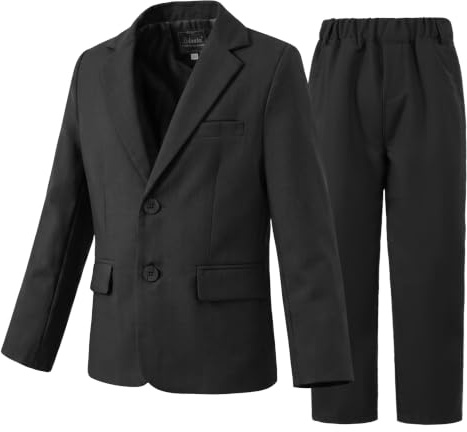 LOLANTA 2-delat set för pojkar för barn, blazer och byxor, fritidskläder eller bröllopsfest festkläder för 2-13 år