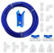 HUAZIZ Tubo de Suministro de Agua para Frigorífico de 10 Meter Tubo de Agua para Nevera con kit de Accesorios de Conector para Refrigerador Doble de Estilo Europeo (Tubo de 1/4 de Pulgada)