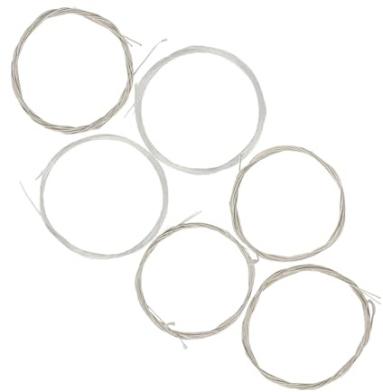 Milisten Oud Saite aus Nylon mit Versilberter Kupferlegierung Ersatzsaiten für Oud mit Hoher Festigkeit und Verbessertem Klang für Anfänger und Profis