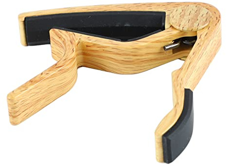 Gitarren-Kapodaster, Ukulelen-Kapodaster, Gitarrenklemme, Stimmklemme, E-Gitarren-Kapodaster für Akustische E-Gitarre, Ukulele, Bass, Banjo, Mandoline, Einhand-Kapodaster