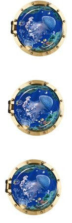 OSALADI 3St Wandtattoo Unterwasserwelt 3D-Aufkleber Meeresfisch-Wanddekoration Wandaufkleber Applikationen