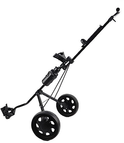 Faltbarer Golf-Push-Cart, 2-Rad-Golf-Trolley-Push, Leichte Push-Pull-Cart-Kursausrüstung Für Den Einsatz auf Dem Golfplatz Im Freien