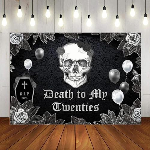 für Halloween-Dekoration Skelette Party Hintergrund Gebleichte Knochen Friedhof Mond Nacht Fotografie Hintergrund Horror Dead Decor Banner