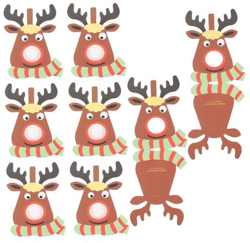 Cabilock 75 STK Süßigkeiten Weihnachtsdekoration Lutscher Weihnachtsschmuck Weihnachtsmann-lutscher-Karte Weihnachtsbonbonhalter Partyzubehör Weihnachtslutscherhalter Aus Papier