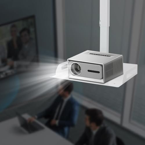 YNAADYH Supporto videoproiettore da soffitto, supporto per videoproiettore, supporto proiettore 30-45,5 cm, portatile, supporto videoproiettore su piede, 360 ° Rotatable for Projector, Camera, Webcam