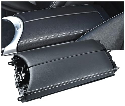 Copertura per bracciolo del cassetto centrale per Mercedes W463 Classe G 2019-2023 (Nero-Linea Bianca)