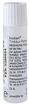 Schülke Kodan Tinktur forte farblos Hautantiseptikum Hautdesinfektion Antisept Desinfektion, 40x6ml Ampullen