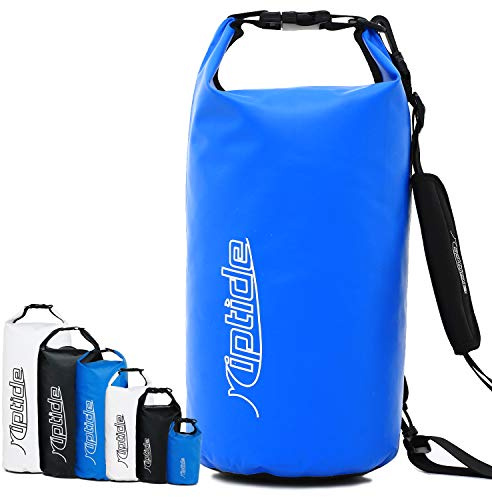 riptide Dry Bag - wasserdichter Packsack mit Umhängegurt I Seesack, Rucksack für Schwimmen, Segeln, Surfen, Outdoor, Strand I Schwimmsack, Drybag, Packsack