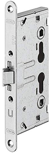 Gedotec Einstemmschloss Feuerschutz-Abschlusstüren Einsteckschloss Brandschutz-Türen T30 | PZ - Zylinder | FH-Schloss Klasse 3 | Dornmaß 65 mm | MADE IN GERMANY | 1 Stück - Türschloss Metall verzinkt