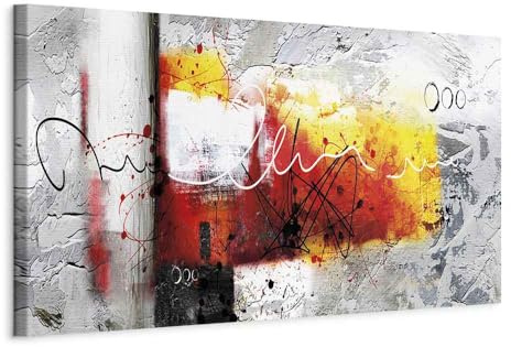 murando - Quadro in Rilievo Premium 150x50 cm 1 Pezzo su Tela Strutturata XXL Grande - Quadri Moderni Soggiorno - Stampe da Parete Moderno - Stampa Artistica Dipinta a Mano - a-A-0331-b-b