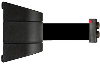 FlexiBarrier Wandhalterung, magnetisch, 4,5 oder 10,0 m Gurt, 4,5 m, Schwarz