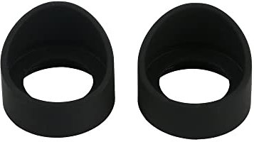 Vogueing Tool Gummi-Okularabdeckung, Okularschutz, Zylinder-Augenmuschel für Fernglas-Mikroskop (schräger Winkel, 33 mm), 2 Stück