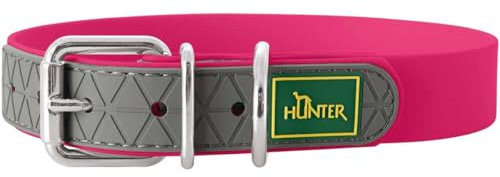 HUNTER CONVENIENCE Hundehalsband, Kunststoffmaterial, 55 M-L, himbeer