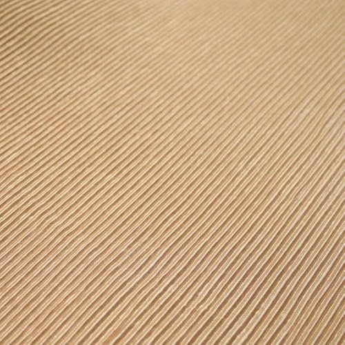 4 Farben Mini Micro Plissee Crushed Satin Stretch Stoff Kleid Tanz Rock 147,3 cm (1 Meter, Pfirsich 6498)