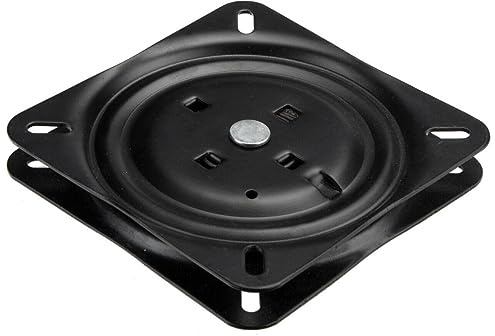 Drehteller 90° Drehbar mit Rückholfeder 160x160mm | bis 250 Kg. belastbar | Ideal für Sitzmöglichkeiten z.B. im Camper Van, Caravan, Boot, Bar Hocker
