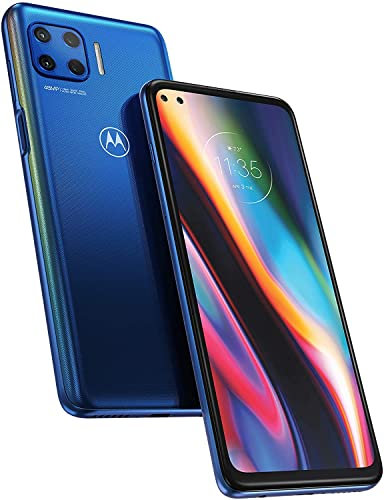 Motorola Moto G 5G Plus - Smartphone 64GB, 4GB RAM, Dual Sim, Surfing Blue (Reconditionné)