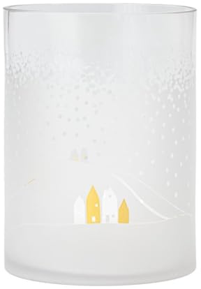 Vindljus snölandskap