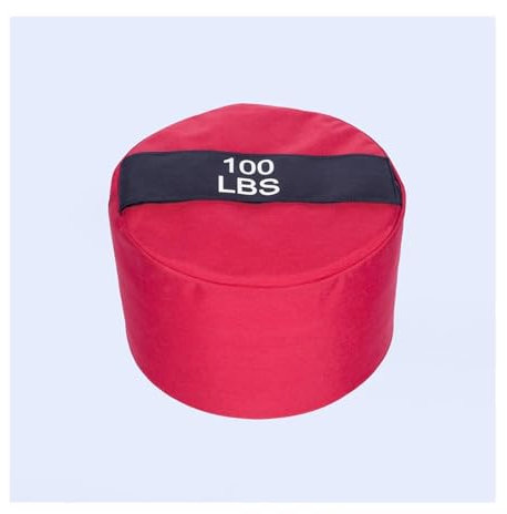 BANGHA Sandsack Fitness,Fitness Sandsäcke Sandsäcke Heavy Duty Training Gym Workout Fitness Power Sandsack Gewichtheben Stein Lift Ohne Sand(100lbs red)