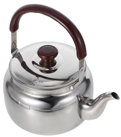 ABOOFAN Bollitore da Tè in Acciaio Inossidabile da 2000ml Manico Ergonomico e Design Anti-ustione per Stufa a Induzione e Legna per Casa e Cucina