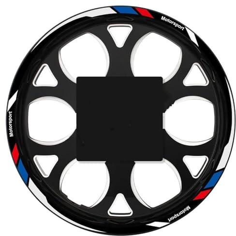 YESKIT Adhesivos Decorativos modificados Pegatina para Rueda De Motocicleta, Pegatina De Llanta, Cinta De Rayas para Cubo para B&MW F900R F800R F900XR S1000RR S1000R S1000XR R1200R R1250RS(Color11)
