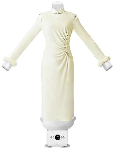 ShaiVrissian Automatic Shirt Ironer and Dryer,Multi-Size Ironing Mannequin,Heating Reaches 60-70°c,Easy Dry,Wrinkle Free,for Shirts,Blouses,T-Shirts,and Trousers C