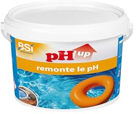 BSI - pH Plus - Poudre - Pour Augmenter Et Stabiliser Le Potentiel Hydrogène De l'Eau - Idéal En Piscine Ou Spa - Retrouvez Une Baignade Agréable - 2,5Kg, Bleu