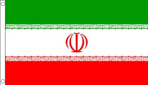 5ft x 3ft (150 x 90 cm) Iran Iranian 100% Polyester Material Flag Banner Ideal For Pub Club School Festival Business Party Decoration