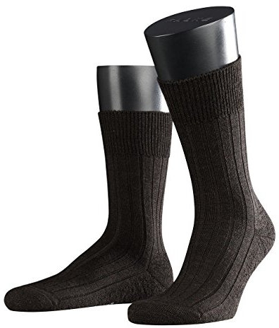 FALKE Herren Socken Teppich im Schuh 2er Pack, Größe:43/44;Farbe:dark brown melange