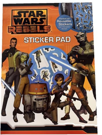 Star Wars Rebels Sticker Pad, Plastic, Multi-Colour