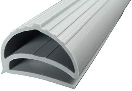 Guarnizione profilata, profilo 158-2000 mm, colore: grigio (guarnizione per frigorifero)