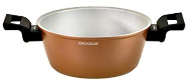Salutella Casseruola Zerocolor Unica Pentola Antiaderente Della Salute Alluminio 20 Cm | Pentola Pasta Brevetto Italiano Zero Nichel, Pigmenti, Pfoa, Bpa