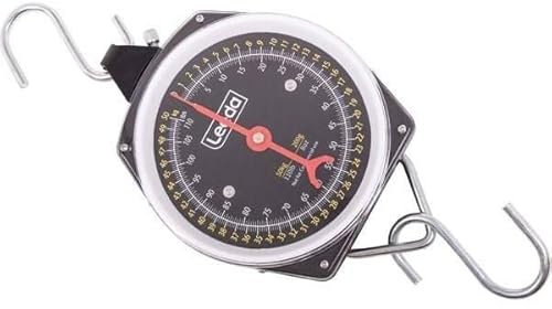 LEEDA Fishing Dial Weighing Scales 50kg 110lb Impact Resistant Pike Carp