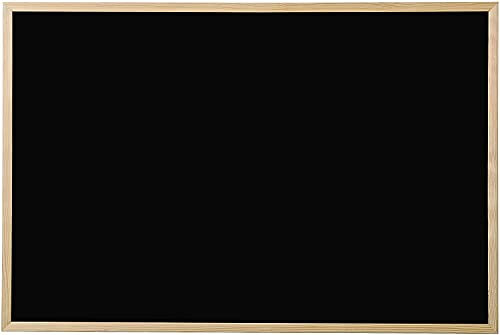 KAV 300mm x 400mm Wall Mounted Bulletin Chalk Boards with Chalk and Eraser - Wall Hanging Blackboards with Wooden Frame Perfect for Memo Message Board, Notice Boards, Kitchen Chalkboard, Menu Board
