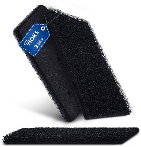 VIOKS Filtre pour sèche-linge à condensation A 230 x 115 mm SET3 Filtre de rechange pour Whirlpool 481010716911 Bauknecht Séchoir à linge Bauknecht 9 kg