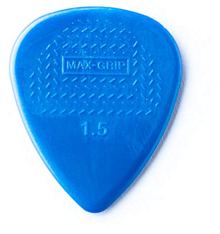 JIM DUNLOP - 449F150 24er-Pack Max-Grip Nylon Standard Plektren 1,5 mm, grau