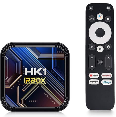 CHROX Android 13.0 TV Box,HK1 RBOX K8S Tv Box RK3528 Quad Core CPU Smart TV Box Android Media Player Support USB 3.0/ 3D/ 4K/8K H.265/2.4G Wifi Set Top TV Box,4GB+64GB