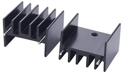 Kühlkörper 10PCS 20 * 23 * 16MM IC Kühlkörper Mos Rohr Spannung Stabilisator Aluminium Kühlkörper TO-3P Elektronische Kühler mit 2 Pins