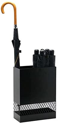 Schirmständer Regenschirmständer Aus Eisen, Moderner Regenschirmhalter, Zuhause, Modegeschäft, Lobby, Büro, Hohl, Regenschirmständer, Aufbewahrungsregal, Eimer Regenschirm Ständer ( Color : A-Black )